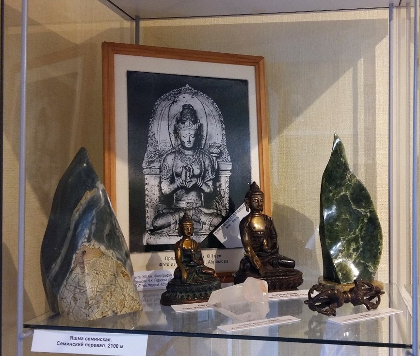 Коллекция минералов в Музее Б.Н. Абрамова.